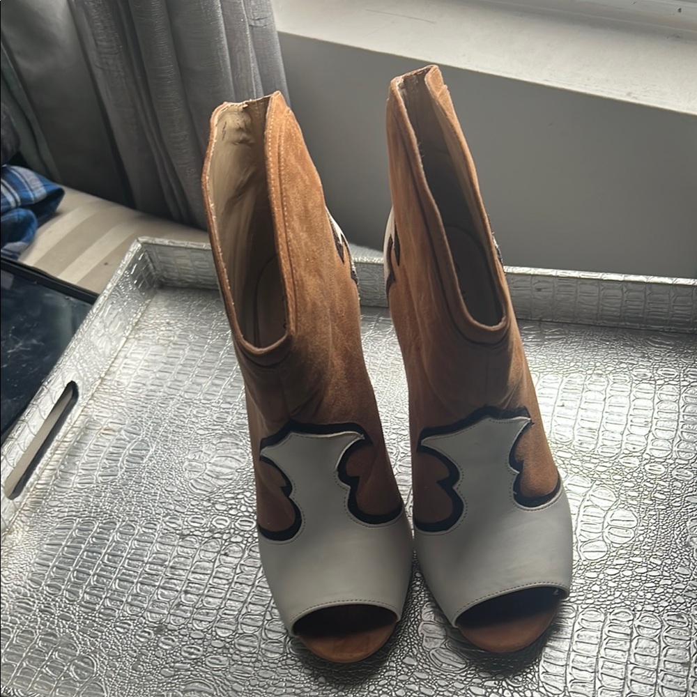 Wedge booties